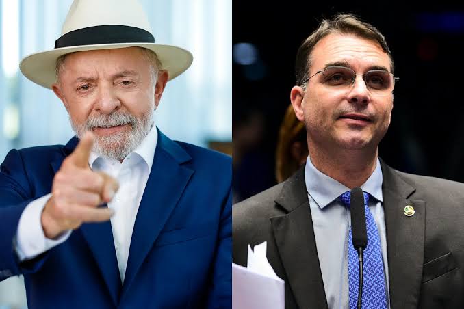 Lula tem 51% contra 49% de Flávio em votos válidos, diz Vox